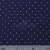 Креп стрейч Амузен, 85 г/м2, 19-3920 (т. синий)/белый мелкий горох, шир.150 см - купить в Владивостоке. Цена 220.50 руб.