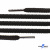 Шнурки #106-09, круглые 130 см, цв.чёрный - купить в Владивостоке. Цена: 21.92 руб.