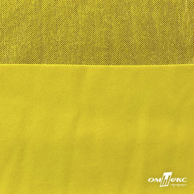 Трикотажное полотно голограмма, шир.140 см, #602 -жёлтый/жёлтый - купить в Владивостоке. Цена 385.88 руб.