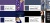 Костюмная ткань "Элис" 18-3921, 200 гр/м2, шир.150см, цвет голубика - купить в Владивостоке. Цена 303.10 руб.