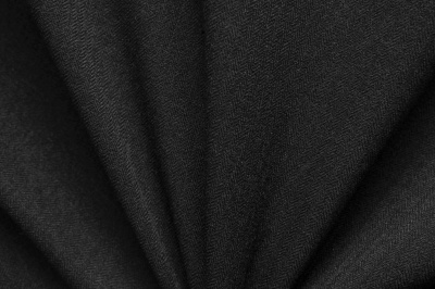 Ткань костюмная 21699 1144/1178, 236 гр/м2, шир.150см, цвет чёрный - купить в Владивостоке. Цена 455.40 руб.