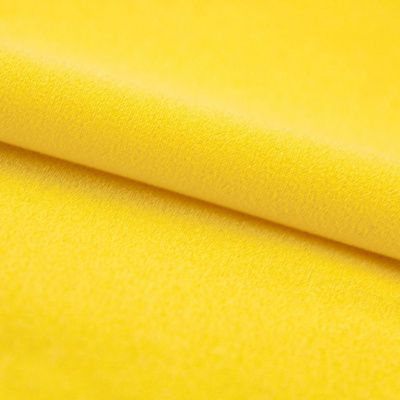 Креп стрейч Амузен 12-0752, 85 гр/м2, шир.150см, цвет жёлтый - купить в Владивостоке. Цена 194.07 руб.