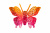 Бабочка декоративная пластиковая #10 - купить в Владивостоке. Цена: 7.09 руб.