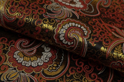 Ткань костюмная жаккард, 135 гр/м2, шир.150см, цвет бордо№6 - купить в Владивостоке. Цена 441.95 руб.