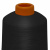 Нитки текстурированные кручёные, намот. 15 000 м, цвет чёрный - купить в Владивостоке. Цена: 237.24 руб.
