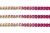 Пайетки "ОмТекс" на нитях, CREAM, 6 мм С / упак.73+/-1м, цв. 89 - розовый - купить в Владивостоке. Цена: 468.37 руб.