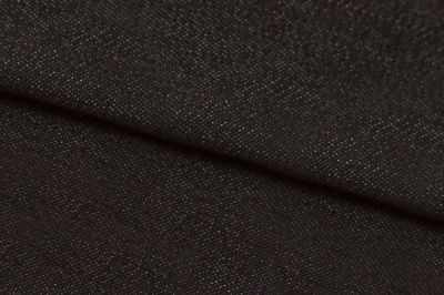 Ткань джинсовая №96, 160 гр/м2, шир.148см, цвет чёрный - купить в Владивостоке. Цена 350.42 руб.