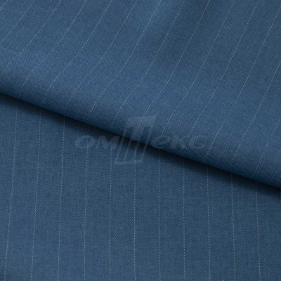 Костюмная ткань "Жаклин", 188 гр/м2, шир. 150 см, цвет серо-голубой - купить в Владивостоке. Цена 426.49 руб.
