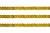 Пайетки "ОмТекс" на нитях, SILVER SHINING, 6 мм F / упак.91+/-1м, цв. 48 - золото - купить в Владивостоке. Цена: 356.19 руб.