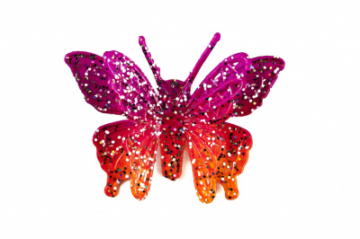 Бабочка декоративная пластиковая #10 - купить в Владивостоке. Цена: 7.09 руб.