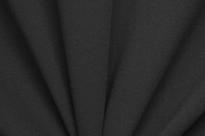 Костюмная ткань с вискозой "Бриджит", 210 гр/м2, шир.150см, цвет чёрный - купить в Владивостоке. Цена 570.73 руб.