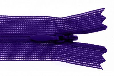 Молния потайная Т3 866, 50 см, капрон, цвет фиолетовый - купить в Владивостоке. Цена: 8.62 руб.