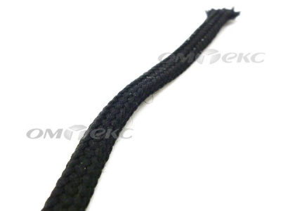 Шнурки т.3 200 см черн - купить в Владивостоке. Цена: 21.69 руб.
