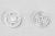 Кнопки пришивные пластиковые 11,5 мм, блистер 24шт, цв.-прозрачные - купить в Владивостоке. Цена: 59.44 руб.