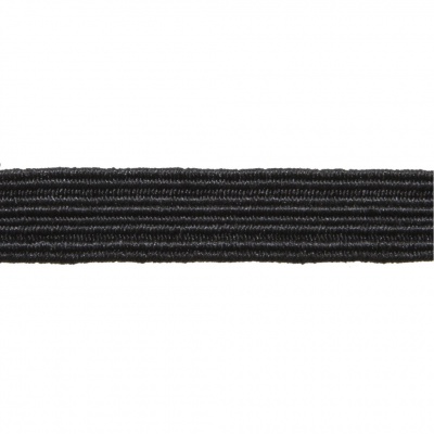 Резинка продежка С-52, шир. 7 мм (20 шт/10 м), цвет чёрный - купить в Владивостоке. Цена: 1 338.93 руб.