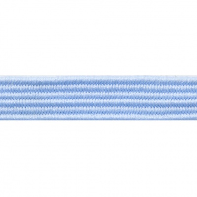 Резиновые нити с текстильным покрытием, шир. 6 мм ( упак.30 м/уп), цв.- 108-голубой - купить в Владивостоке. Цена: 155.22 руб.