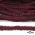 Шнур плетеный d-6 мм круглый, 70% хлопок 30% полиэстер, уп.90+/-1 м, цв.1070-бордовый - купить в Владивостоке. Цена: 588 руб.